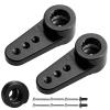 GoHobby Steering Servo Horn Aluminum Servo Arm for EMAX ES08MA II Servo (Black) view 1