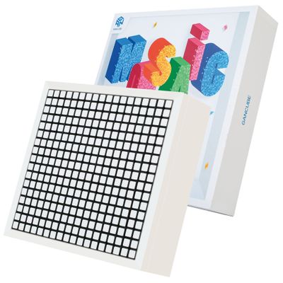 GAN Mosaic Cube, 6x6, 36 Pc 3x3 Mini Cubes with Puzzle Plate, with Puzzle Plate, Magic Cube Puzzles Toy for Kids Adults