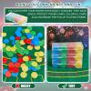Lewtemi Set of 300 Opaque 1.45 Inch Plastic Poker Chips Plastic Learning Counting Counters Poker Chips Tokens with Storage Box for Adults Casino Card Play Learning Math(Blue, Red, Green, Yellow) view 4