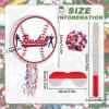 Baseball Piata for Birthday Party Softball Piata with Stick, Blindfold, Confetti for Adults Birthday Baby Shower Sports Party Supplies view 3