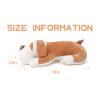 Niuniu Daddy 15" 1.9 Pound Weighted Stuffed Animals Brown Puppy Plush Toy Pillow - Kawaii Stuffed Animal for Kids, Toddlers & Teens - Soft Room Decor view 4