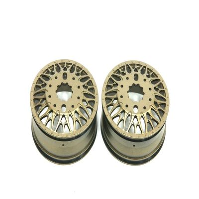 Cen Racing KAOS F450 Upgrade Parts - KG1 Forged KD014 TRIDENTD Wheels (REAR, 37mm width, BLACK/BRONZE/CHROME) 2 pcs (BRONZE)