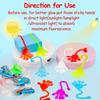 Thremhoo 40Pcs Glow in the Dark Sticky Hands Kids Party Favor Supplies Goodie Bag Stuffer Pinata Return Gift Stretchy Class Prize Carnival Sensory Goody Party Pinata Filler Treasure Box Bulk Toy view 2