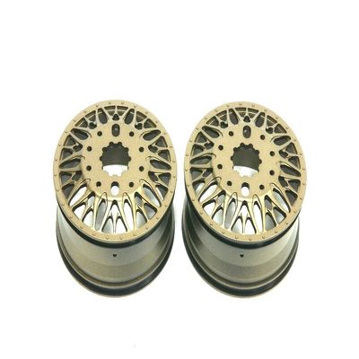 Cen Racing KAOS F450 Upgrade Parts - KG1 Forged KD014 TridentD Wheels (Front, 40mm Width, BLCK/Bronze/Chrome) 2 pcs (Bronze)