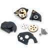 SWX RC Aluminum Assembled Transmission Case Gearbox with Gear for 1/24 RC Crawler Car Axial SCX24 Upgrades Parts view 4