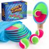 Ayeboovi Kids Toys Toss and Catch Ball Game 6 Paddles 3 Balls Outdoor Beach Pool Yard Games Toys for 3-12 Years Old Boys Girls Family Games Birthday Valentine Gift Easter Basket Stuffers for Kids view 1