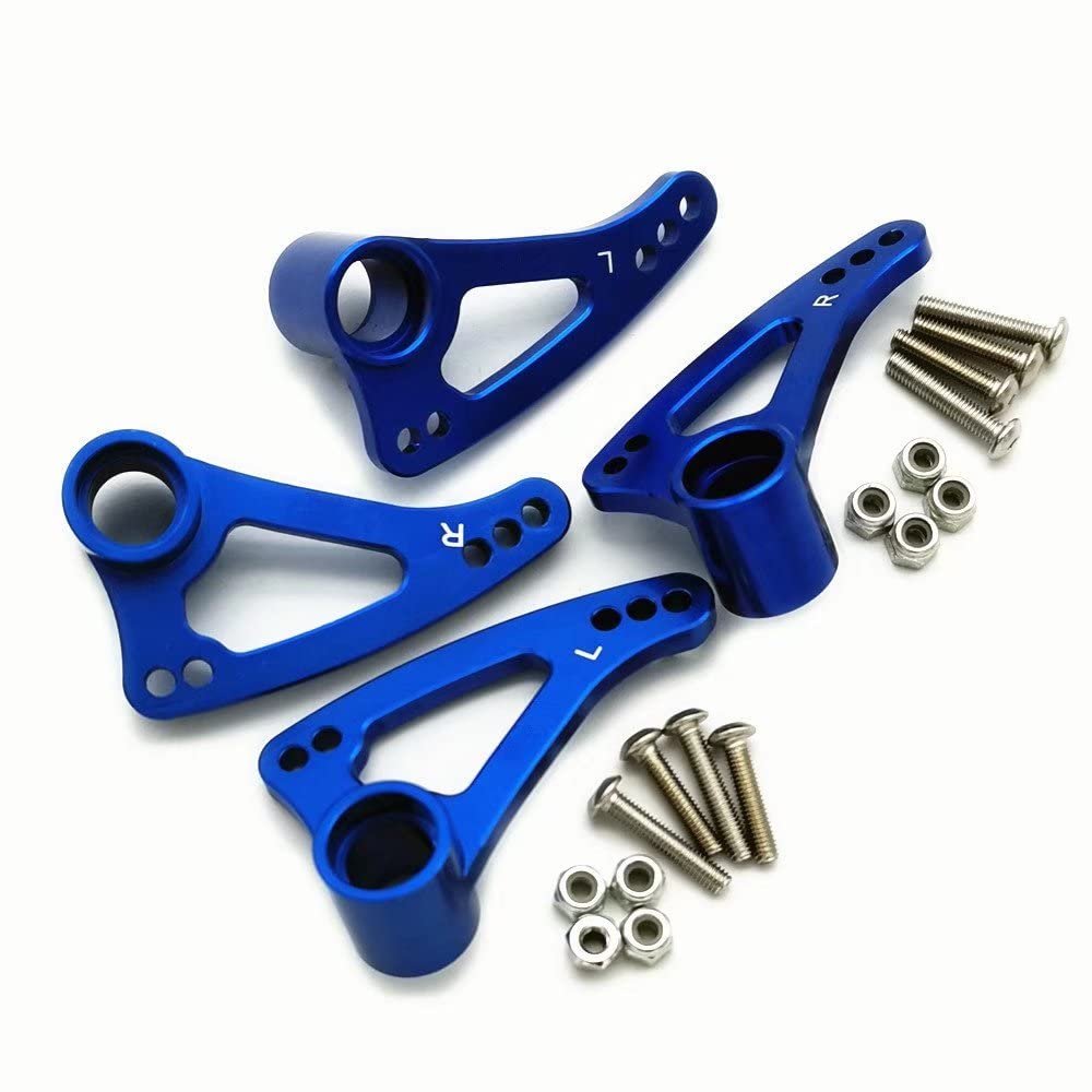 Aluminum Front + Rear Multi-Mount Long Travel Rocker Arms Blue for Traxxas E-Revo Summit 5356