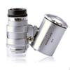Microscope Accessories Kit 60x Mini Pocket LED Loupe Microscope Glass Jewellery Microscope Slides view 1