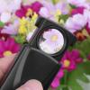 Microscope Accessories Kit 10X LED Folding Magnifier Mini Pocket Microscope Lens Microscope Slides view 4
