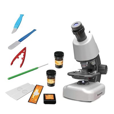 Microscope Accessories Kit 100X-1200X Microscope Science Kits for Kids Microscope Kits Microscope Slides