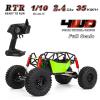 GoolRC 8504 RC Cars, 1:10 Scale 4WD Remote Control Car, 35KM/H High Speed Racing Car, 2.4GHz All Terrains Off Road RC Truck for and Adults (Green) view 3
