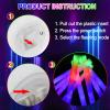 Taotuo Glow Stick Bulk 45 Pcs LED Foam Glow Sticks Party Supplies with 3 Flashing Modes,Glow Sticks Party Pack, Glow in Dark Party Supplies for Wedding, Raves, Concert,Christmas view 3