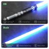 Upgrade Smooth Swing XRGB 3.0 Light Saber, Motion Control Light Saber, 16 Set Sound Fonts, Infinite Color Changing, Rechargeable Light Sabers, Belt Clip and Blade Plug Pretend Play Tools-Gray view 3
