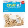 Baker Ross FC721 Bug Mini Wooden Shapes - Pack of 100, Wood Crafts for Kids, Card Making Supplies, Bug view 4