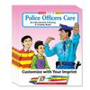 ZOCO  Police Officers Care  Custom Promotional Coloring Books (250 Bulk Pack, With Crayons)  Party Favors, National Night Out Handouts  Puzzles, Games, Activities for Kids view 1