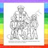 ZOCO  Police Officers Care  Custom Promotional Coloring Books (250 Bulk Pack, With Crayons)  Party Favors, National Night Out Handouts  Puzzles, Games, Activities for Kids view 3