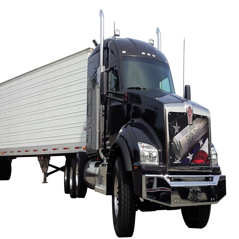 GrilleAdz We The People Mesh Bug Screen for Kenworth T880 (Does Not Include Insall Kit)
