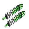 GPM 2Pc Set Upgrades Aluminum 6061-T6 Front L-Shape Piggy Back Adjustable Spring Dampers 128Mm For 1/8 4Wd Sledge Monster Truck (95076-4) (green) view 1