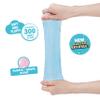 Oosh Cotton Candy Large Foil Bag 100g (Bubble Gum) by ZURU, Fluffy Slime, Stretch Slime, Grows 3000% in Size, Slime for Girls and Kids (Blue) view 3