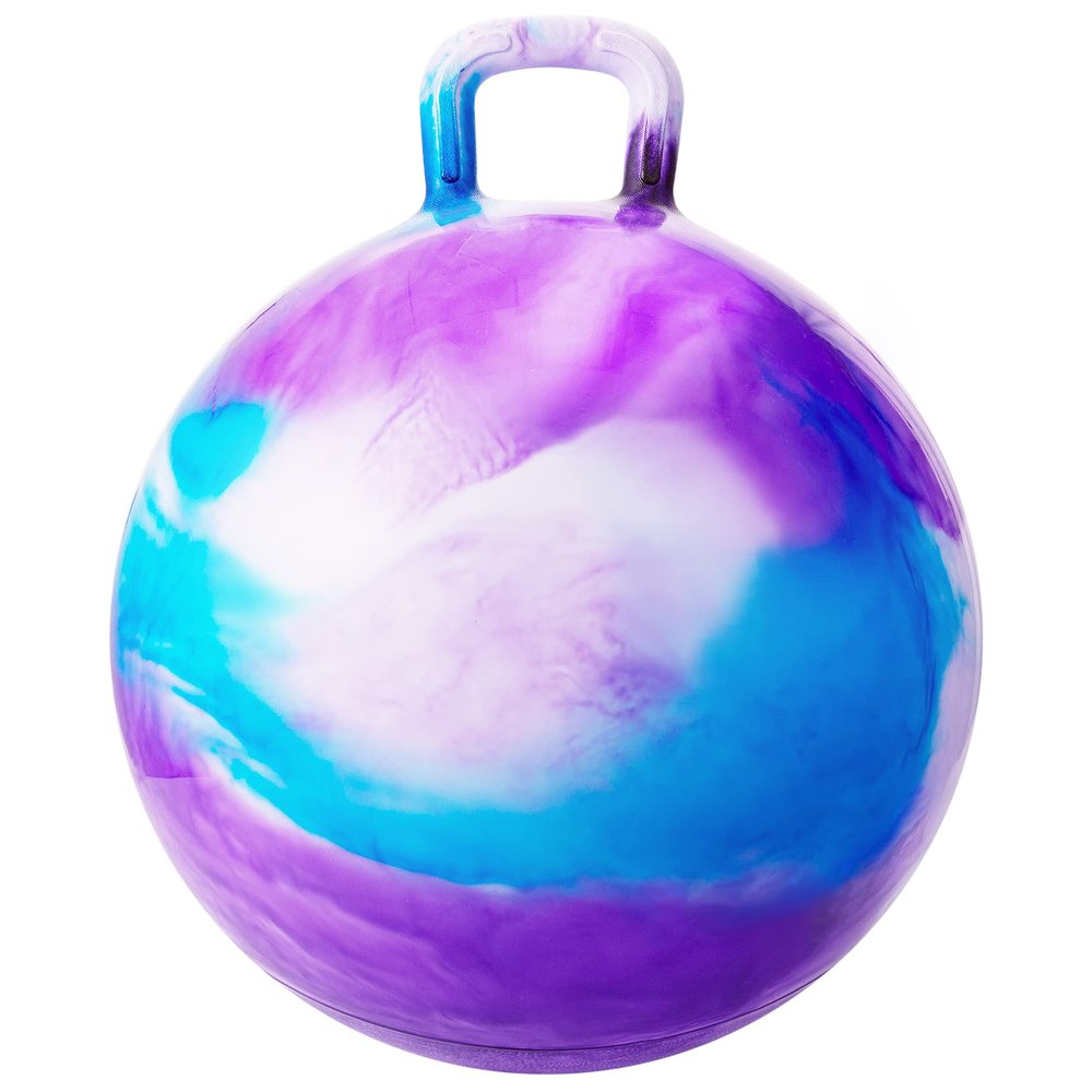 PlayZap Hopper Balls for Kids 3-8, 18 Inches Bouncy Ball with Handle, 18" Inflatable Bouncing Hopper, 45cm Jumping Toys, Garden Hopping Toys Girls Boys Gifts