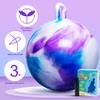 PlayZap Hopper Balls for Kids 3-8, 18 Inches Bouncy Ball with Handle, 18" Inflatable Bouncing Hopper, 45cm Jumping Toys, Garden Hopping Toys Girls Boys Gifts view 3