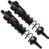 GPM 2Pc Set Upgrades Aluminum 6061-T6 Rear L-Shape Piggy Back Adjustable Spring Dampers 143Mm For 1/8 4Wd Sledge Monster Truck (95076-4) Rc Cars (black) view 1