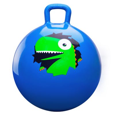 PlayZap Hopper Balls for Kids 3-8, 18 Inches Bouncy Ball with Handle, 18" Inflatable Bouncing Hopper, 45cm Jumping Toys, Garden Hopping Toys Girls Boys Gifts