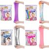 Oosh Slime Medium Foilbag 500g (4 Pack) by ZURU, Gooey Slime and Epic Stretchy Slime for Girls and Kids (Rainbow, Pink, Purple, Silver) view 1