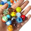 42pcs Marbles for Kids Enthusiasts 0.63 inch Small Handmade Glass Decoration Bulk Set for Marble Games Toy Cool Colored Unique Marbles view 2