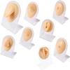 Soft Silicone Flexible Model Body Part Displays Set for Piercings Human Model Simulation Set for Jewelry Display Plastic Holder Included - Sold Individually view 2