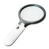 Microscope Accessories Kit Handheld 45X Illuminated Magnifier Microscope Magnifying Glass with 3 LED Microscope Slides (Color : A) view 1