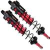 GPM 2Pc Set Upgrades Aluminum 6061-T6 Rear L-Shape Piggy Back Adjustable Spring Dampers 143Mm For 1/8 4Wd Sledge Monster Truck (95076-4) Rc Cars (red) view 1