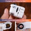 Lab Microscope Slides 60X Magnifying Loupe LED UV Iluminated Pocket Microscope Loupe Microscope Parts view 3