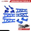 RCAWD Aluminum Steering Blocks C-Hubs Stub Axle Carriers Suspension Arms Set for 1/10 Traxxas Slash Rustler Stampede Hoss 4x4, Replacement of 6837 6832 1952 3655x(Navy Blue) view 3