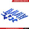 RCAWD Aluminum Steering Blocks C-Hubs Stub Axle Carriers Suspension Arms Set for 1/10 Traxxas Slash Rustler Stampede Hoss 4x4, Replacement of 6837 6832 1952 3655x(Navy Blue) view 4