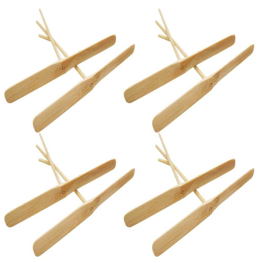 Alipis 10 Pcs Flying Helicopter Toy Wood Dragonfly Hand Rub DIY Propeller for Kids Outdoor Patio Garden Toy