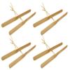Alipis 10 Pcs Flying Helicopter Toy Wood Dragonfly Hand Rub DIY Propeller for Kids Outdoor Patio Garden Toy view 1
