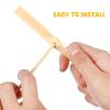 Alipis 10 Pcs Flying Helicopter Toy Wood Dragonfly Hand Rub DIY Propeller for Kids Outdoor Patio Garden Toy view 3