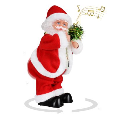 Gfilay Dancing Santa - Moving Dancing Santa Claus with Music Animated Christmas Singing Toys for Kids - Singing English Song