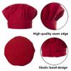 TopTie Custom Kids Apron and Chef Hat Set, Adjustable Cotton Child Cooking Kitchen Apron, S-XXL-Red-S view 3