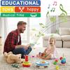 LOOIKOOS Toddler Musical Instruments,Wooden Percussion Instruments for Kids Preschool Educational Musical Toys Set Boys and Girls with Carrying Bag view 3
