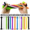 36 Pack Halloween Stretchy Strings Sensory Fidget Toys Pack,Autism Toys Great for Kids Treat Bags Gifts Stress Relief Party Favors,Halloween Party Decorations (Halloween) view 2