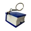 3D Pop-up Book Miniature of Basketball Scence Toys Cute Keychain for Kids Backpack, 3D Basketball Playing Scene for Men Women, Kids Gift for Party Birthday etc. -Pack of 2PCS Grey view 4
