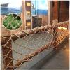12mm-12cm Treehouse Safety Net Rope Ladder Truck Trailer Balcony Banister Stair Protection Fence Decor Mesh Nets Netting,for Container Grid Rail Playground Indoor Outdoor 2x9m(6.6x29.5ft) view 4