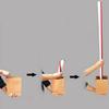 SUMAG Appearing Big Straw - 1.25 m/4.1 ft Magic Tricks Empty Bag Appear Straw Magic Magician Stage Street Bar Illusions Gimmick Props Comedy (Blue) view 2