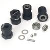 HobbyMarking RC Car 1/10 Aluminum 12mm Hex Adapter Wheels Rims Combiner for Tamiya CW-01 Chassis Lunchbox ORV Monster Beetle Upgrade Parts view 4
