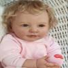Pinky Lovely Reborn Baby Doll 22inch 55cm Lifelike Newborn Baby Dolls Realistic Looking Adorable Baby Doll Toy Gift view 3