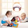 Baby Mirror Tummy Time Toys 0-3 3-6 Months Sensory Crinkle Baby Books Black and White High Contrast Baby Toys for Newborn Infant Montessori Car Seat Toys 0-6 Month Boy Girl Easter Basket Stuffers Gift view 2