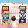 Baby Mirror Tummy Time Toys 0-3 3-6 Months Sensory Crinkle Baby Books Black and White High Contrast Baby Toys for Newborn Infant Montessori Car Seat Toys 0-6 Month Boy Girl Easter Basket Stuffers Gift view 3