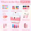 Kids Washable Makeup Kit Girl Toys for Gifts, Teensymic Toys for Girls Princess Birthday Gift Play Make Up Toys for Girls Toys Age 4 -12 view 4